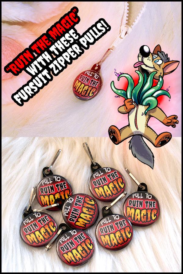 RT @jillcostumes: “Ruin The Magic” fursuit zipper…