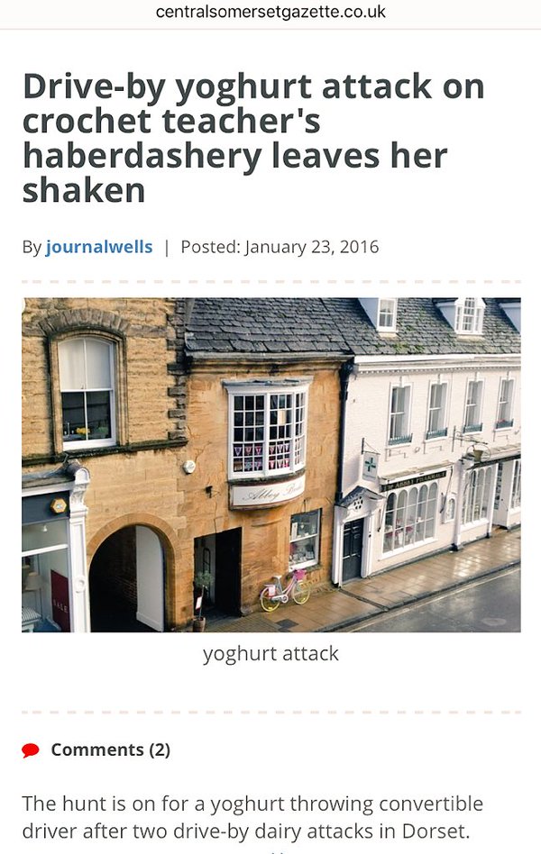 RT @charlieashcroft: The Central Somerset Gazette…