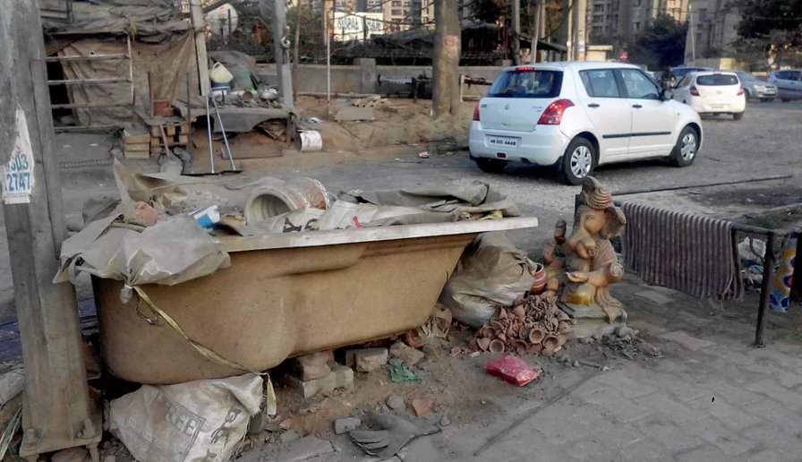 RT @guardiancities: Gurgaon, India is littered wit…