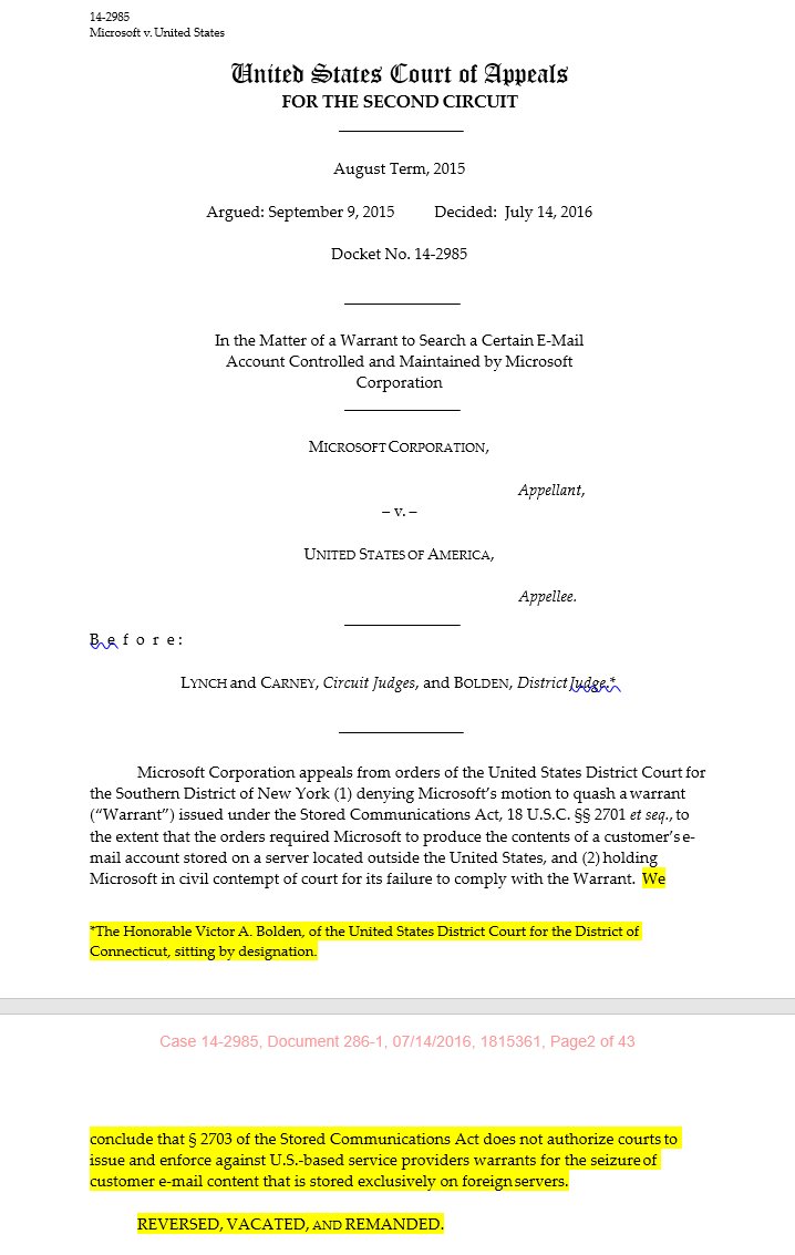 RT @jeffmgould: Microsoft wins historic court case…