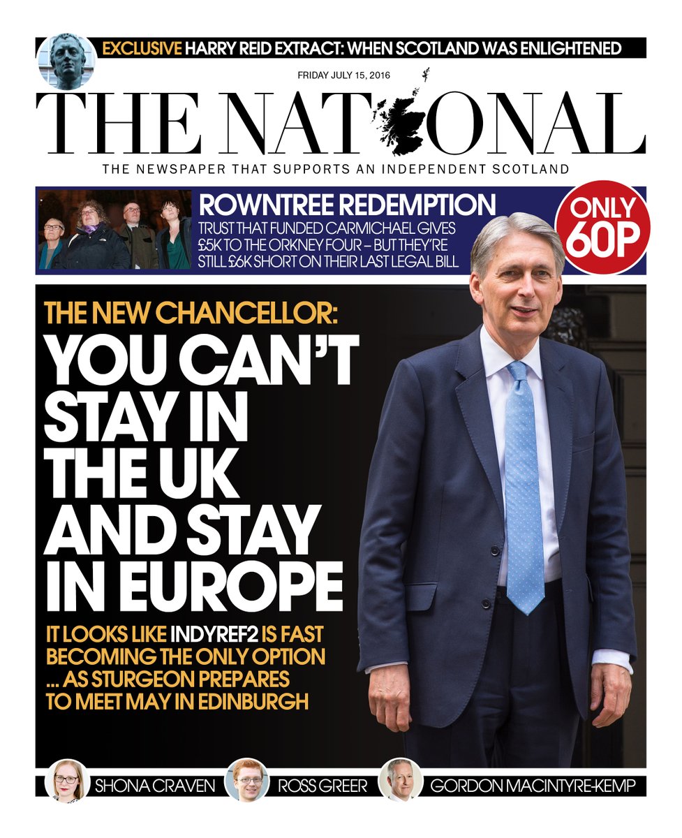 RT @ScotNational: Tomorrow: Scotland can’t have it…