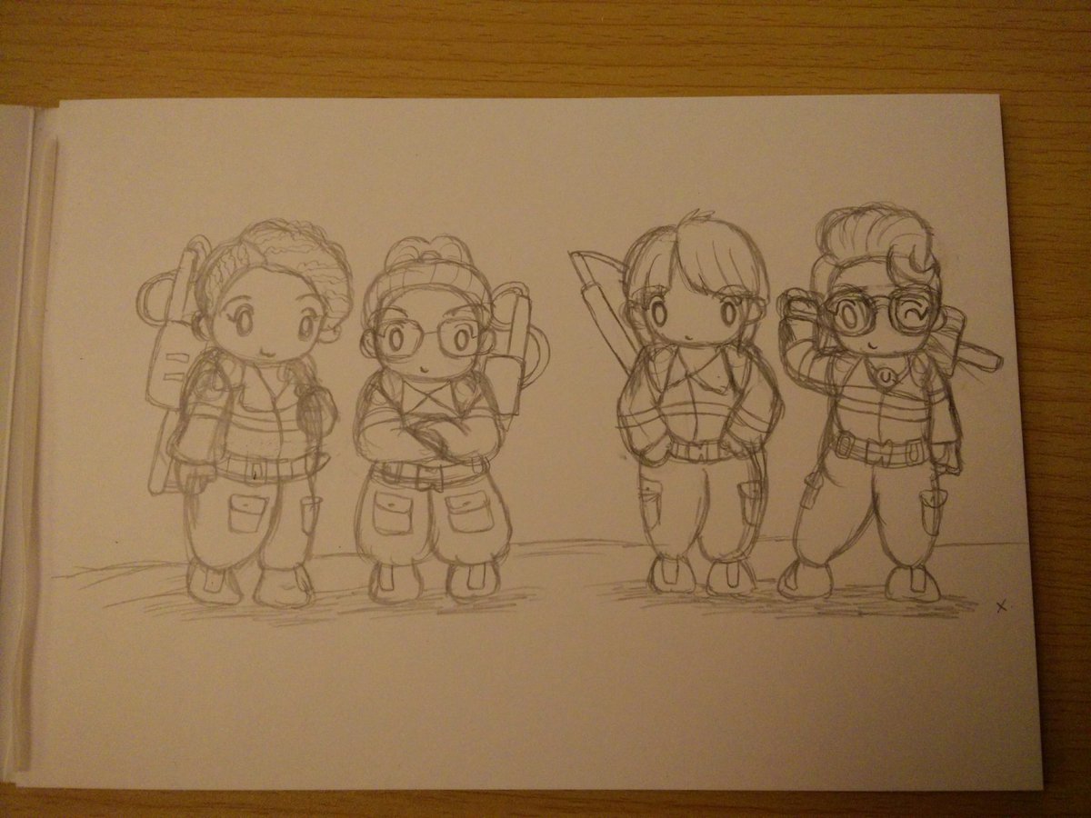 RT @thepandalion: My #Ghostbusters sketch so far….