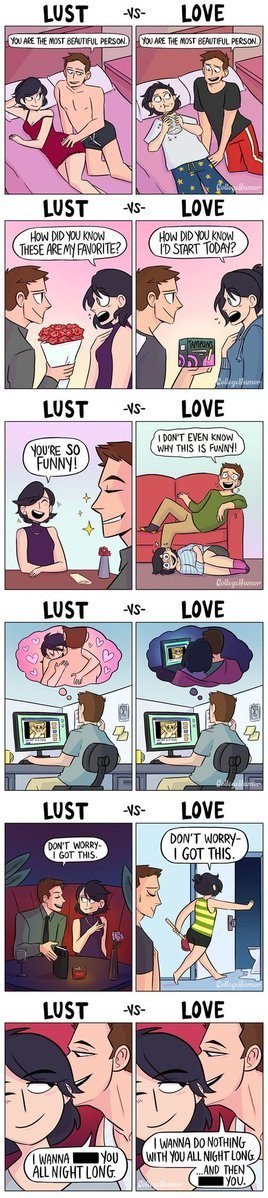 RT @FeralAttractFM: Lust vs Love https://t.co/JQ99…