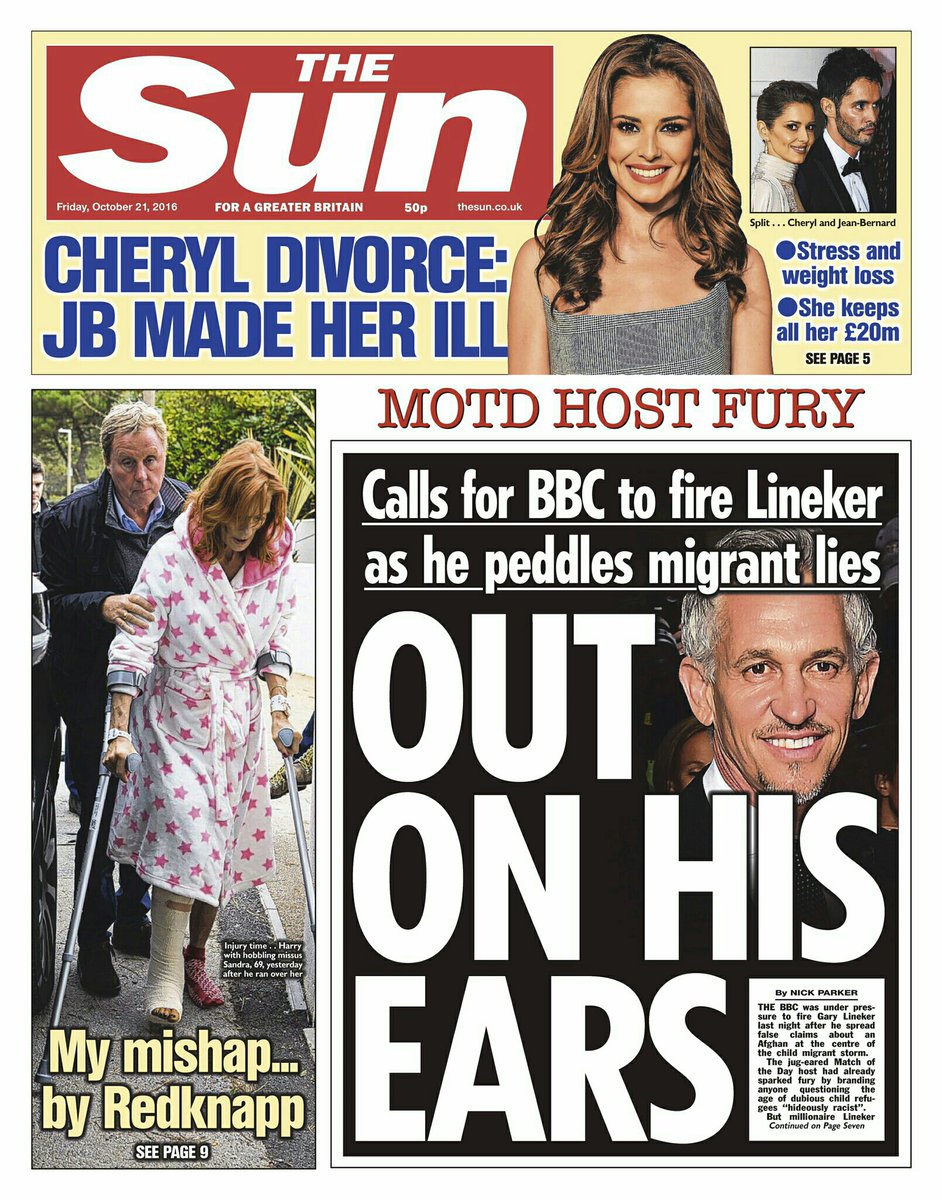 RT @RufusHound: So, lie about migrants and you sho…