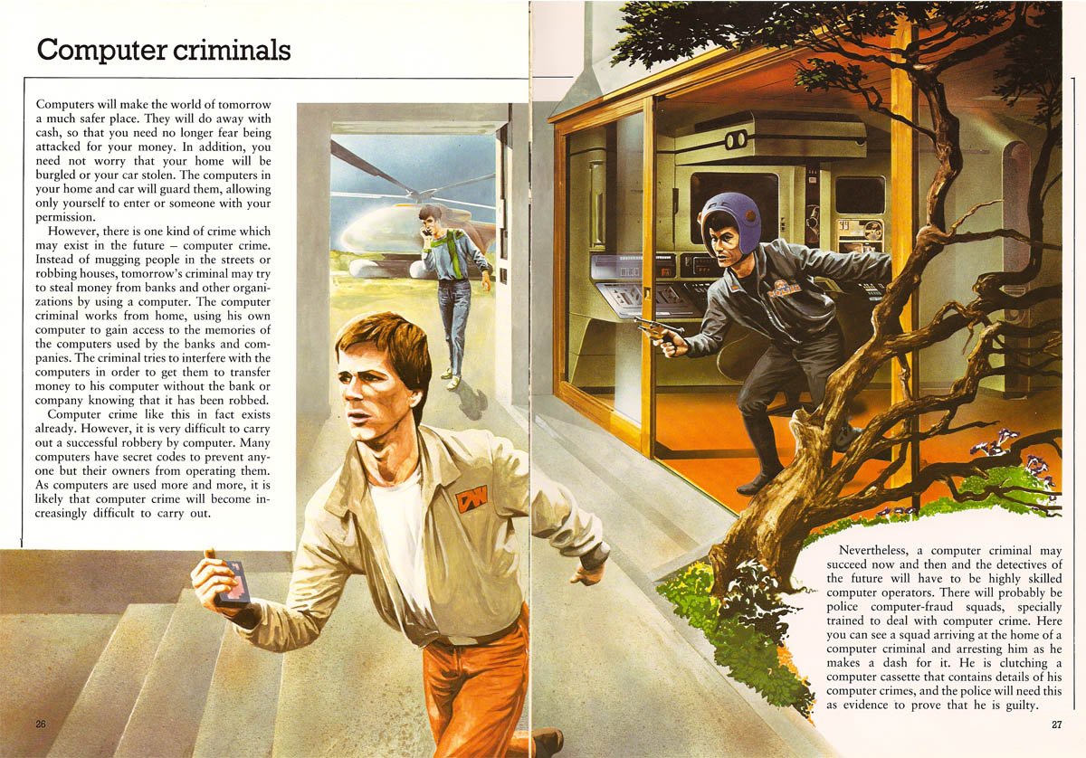RT @eevee: the cybercrime future i was promised vs…
