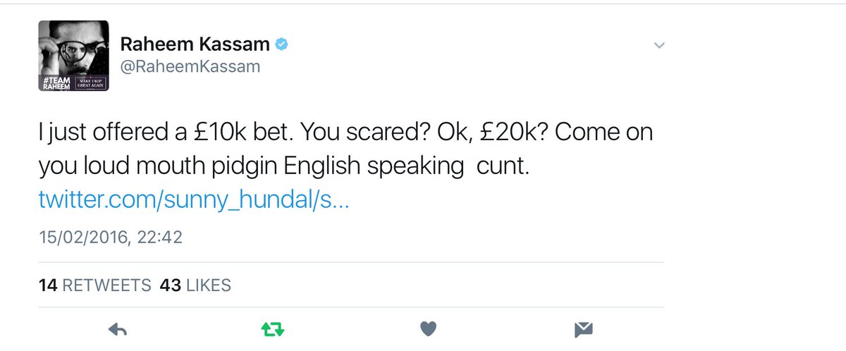 RT @peterjukes: Another delectable tweet from woul…