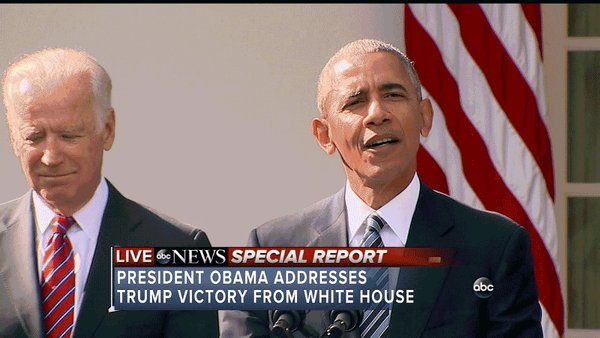 RT @Jus1Nyt: Obama: Trump is our next President….