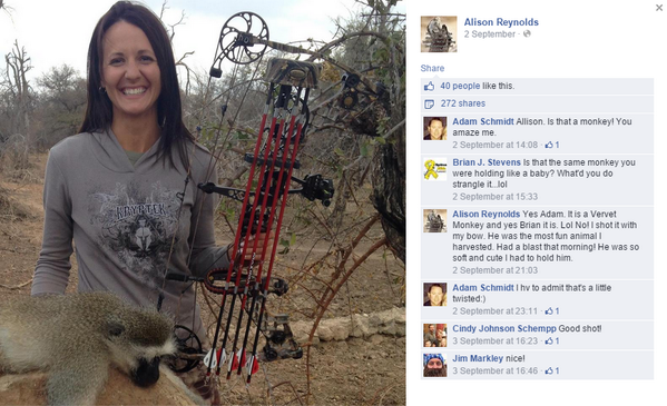 RT @davidsting414: trophyhunter stands next to the…