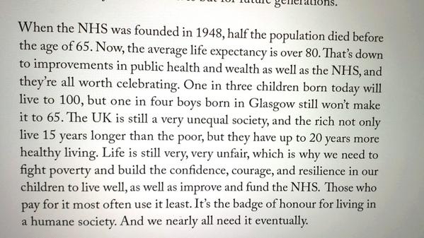 RT @drphilhammond: Why we need the NHS, & need…