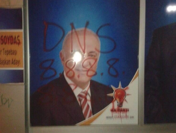 RT @evacide: In Turkey, folks are painting IP’s of…