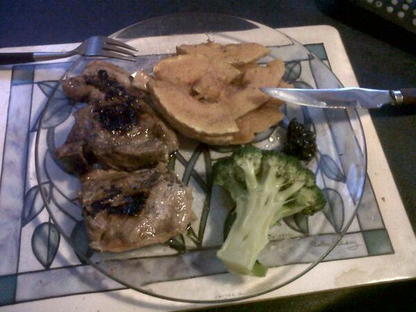 Naga-chilli lamb-chops, deep-fried butternut squas…