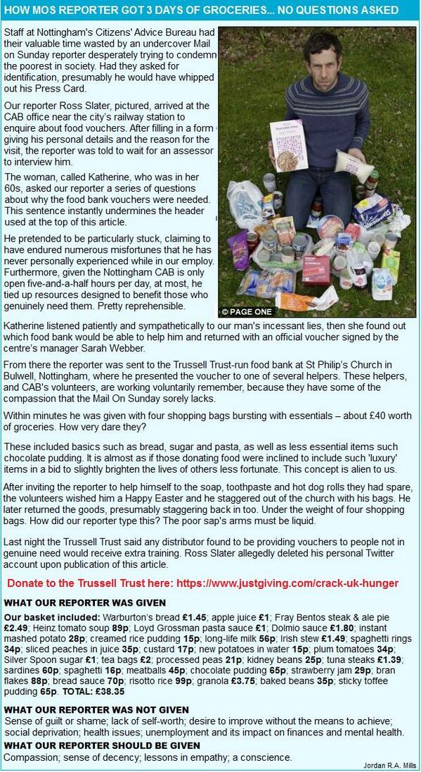 RT @JRA_Mills: Hi @PaulDacreDM I edited that #Mail…