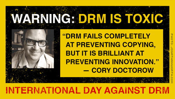 RT @EFF: “DRM fails completely at preventing copyi…