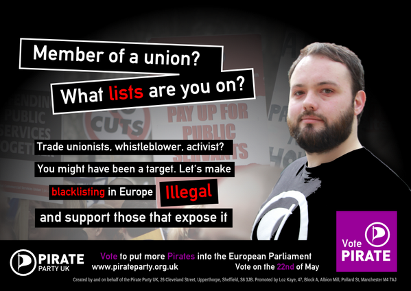 RT @PiratePartyUK: Been a victim of blacklisting?…