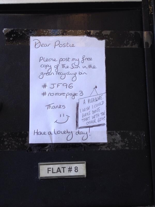 RT @tablet_girl: The Postie replied to my note……