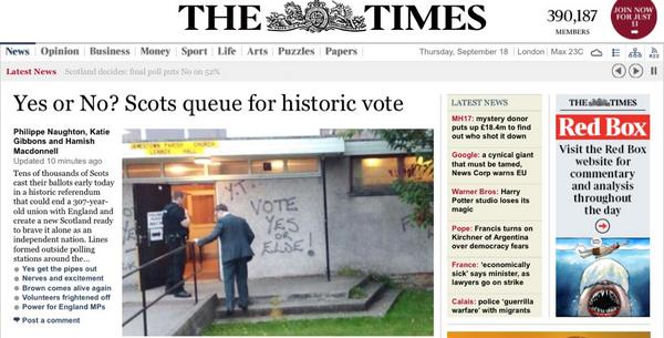 RT @julesmattsson: “Vote yes or else!” – new splas…