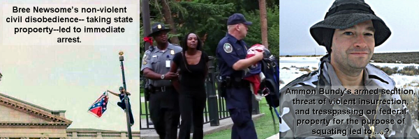 RT @RWwatchMA: 2 Standards: Bree Newsome’s non-vio…