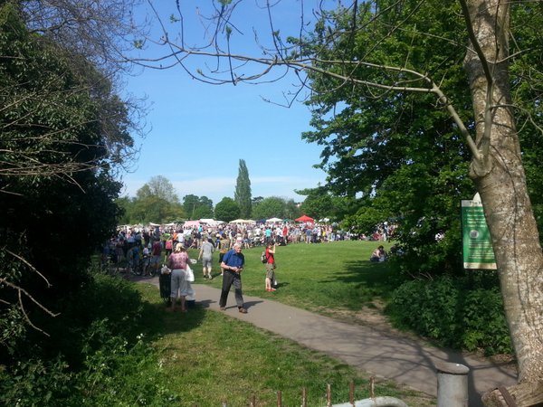 Todays turnout for the first Highams Park spring f…
