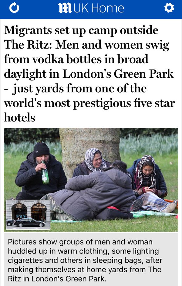 RT @DMReporter: DISGRACE: Fury as rich people are…