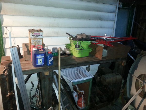 Lean-to bench now substantially cleared. Won’t hav…