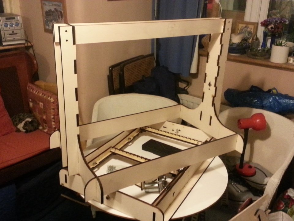 Laser cutting successful! Tomorrow I assemble this…