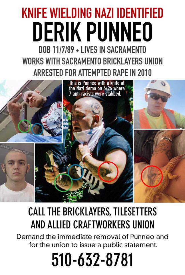 RT @YourAnonNews: Derik Punneo is a violent neo-na…