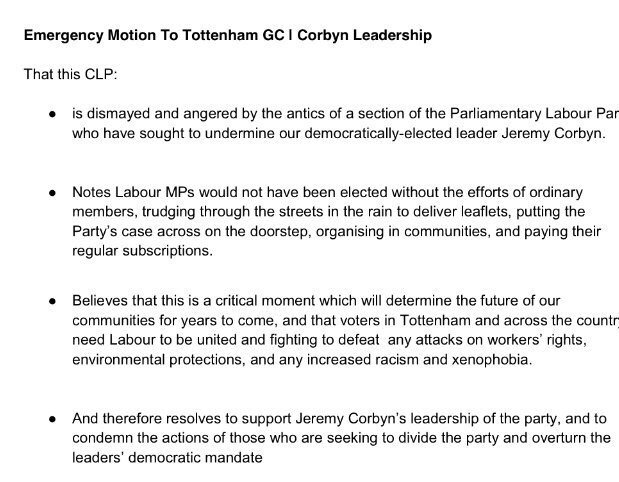 RT @TottenhamLabour: Tonight, the Tottenham Labour…