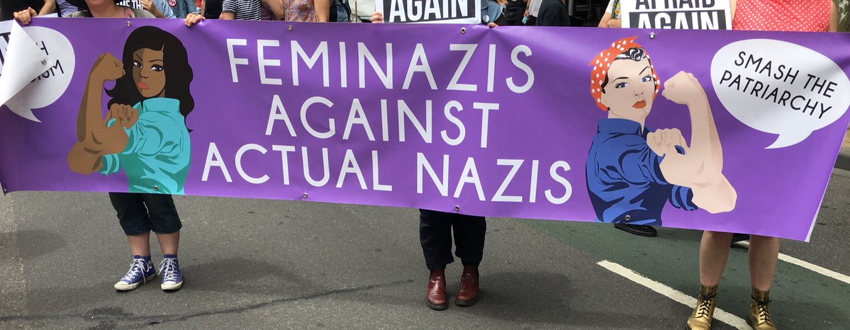 RT @Asher_Wolf: Feminazis against actual nazis htt…